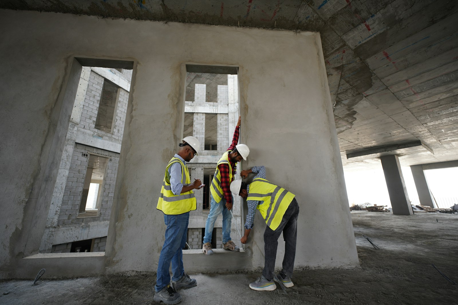 Photo by Glenov Brankovic a group of men standing next to each other in front of a building